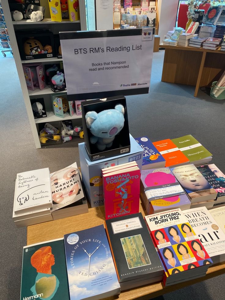 you know namjoon’s impact in the literature industry is really not a joke when books that he has read or recommended have their own shelves in bookstores so people can easily find them.