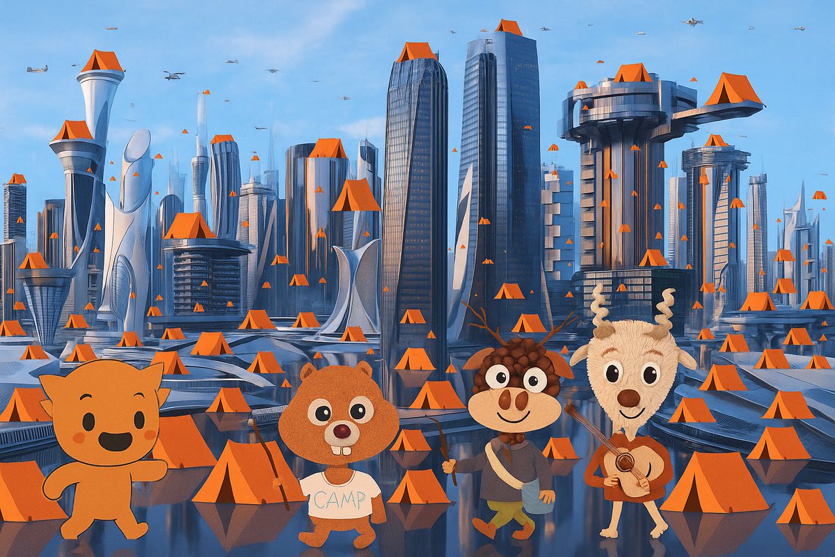 campnetworkxyz's tweet photo. Civilization will look like this by 2050 ⛺️ https://t.co/VgHBaZ1xb5