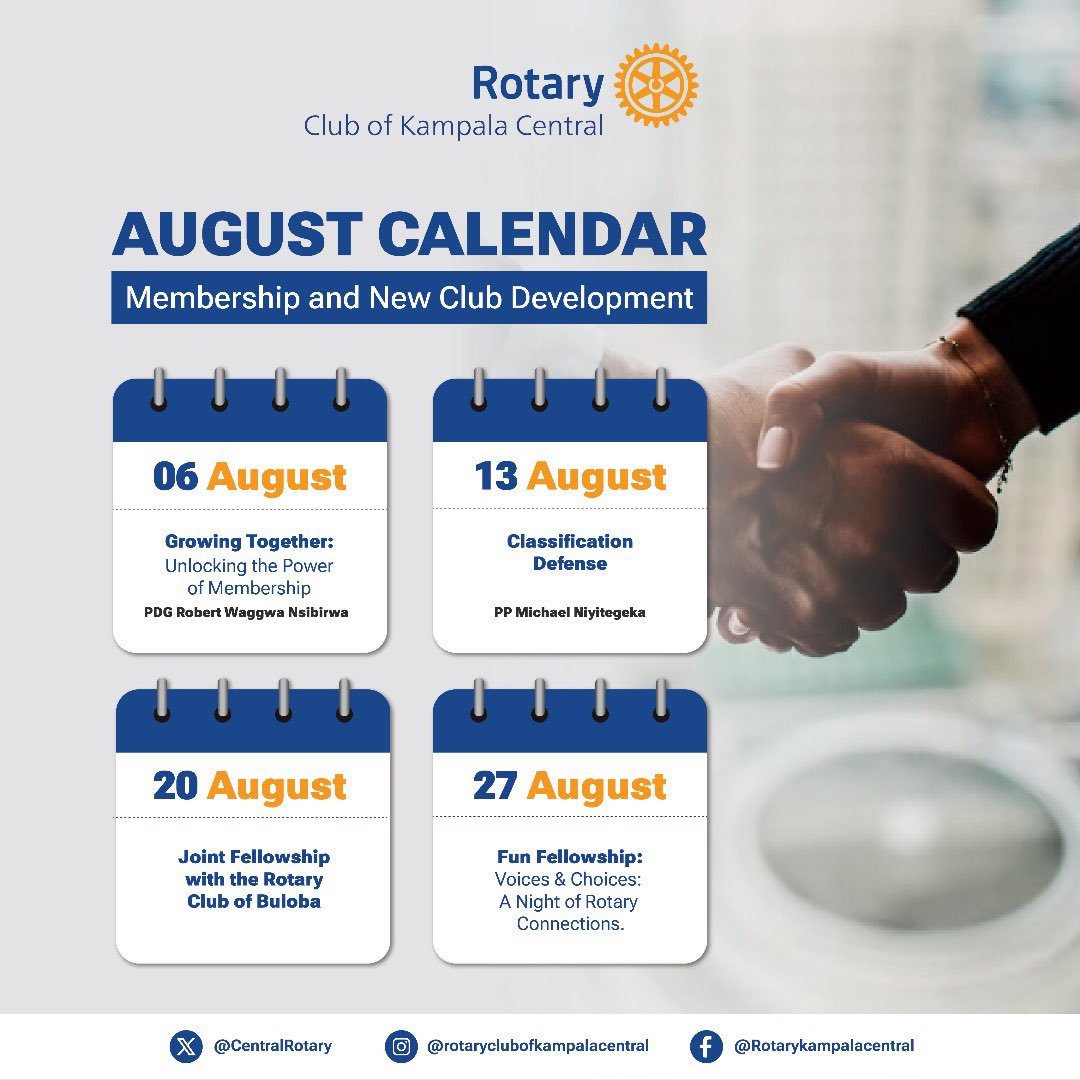 Rotary Club of Kampala Central tweet media
