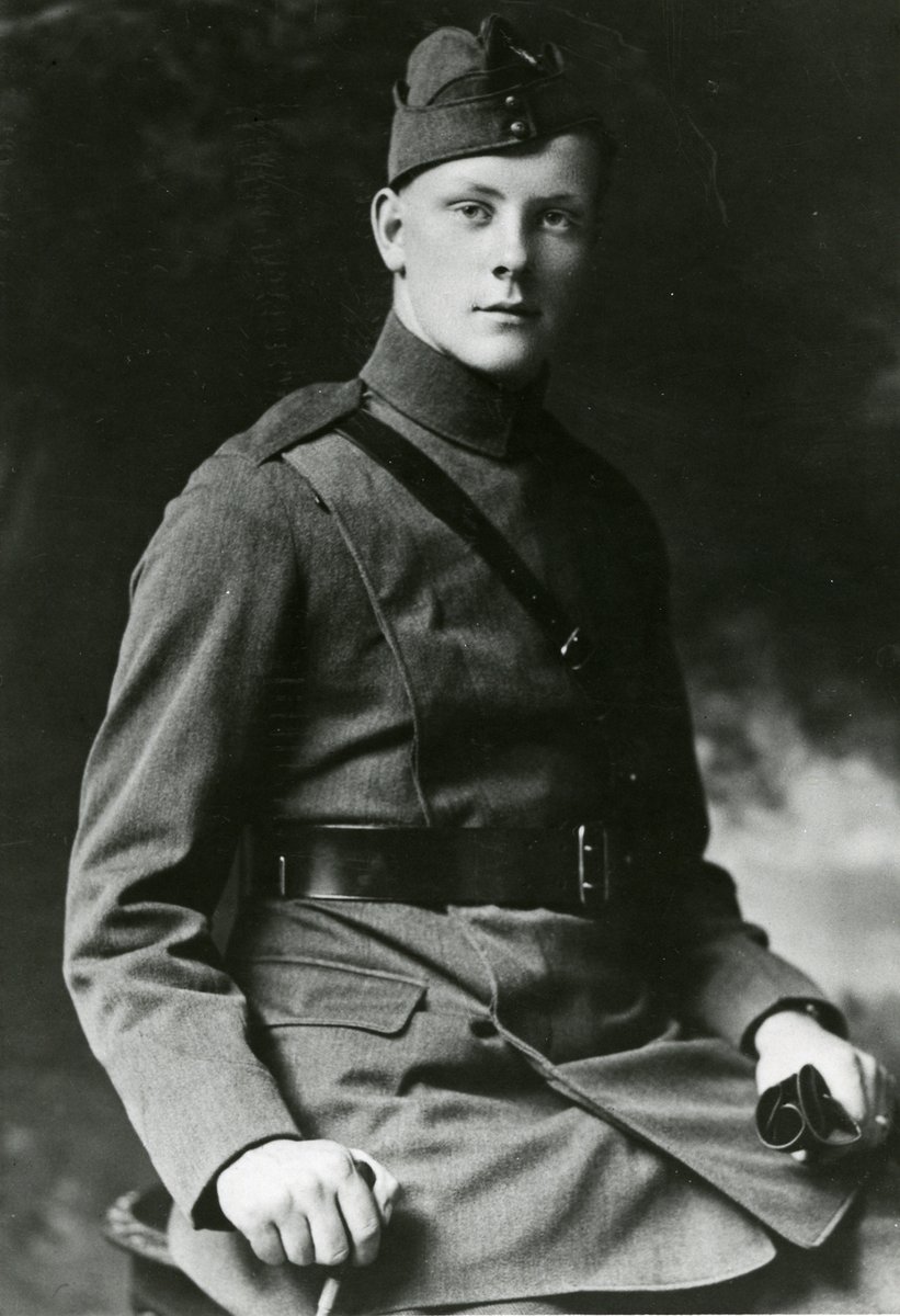 Canadian pilot Alan McLeod was 18 years old when he earned the Victoria Cross on March 27, 1918, in an air battle against the Red Baron's so-called Flying Circus. He died of Spanish flu on Nov. 6 that year, five days before the end of the war. 

We Will Remember Him.