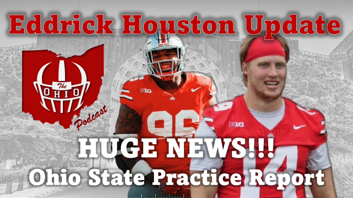Eddrick Houston injury update and notes from fall camp. #theohiopodcast youtube.com/watch?v=s5FL-0…