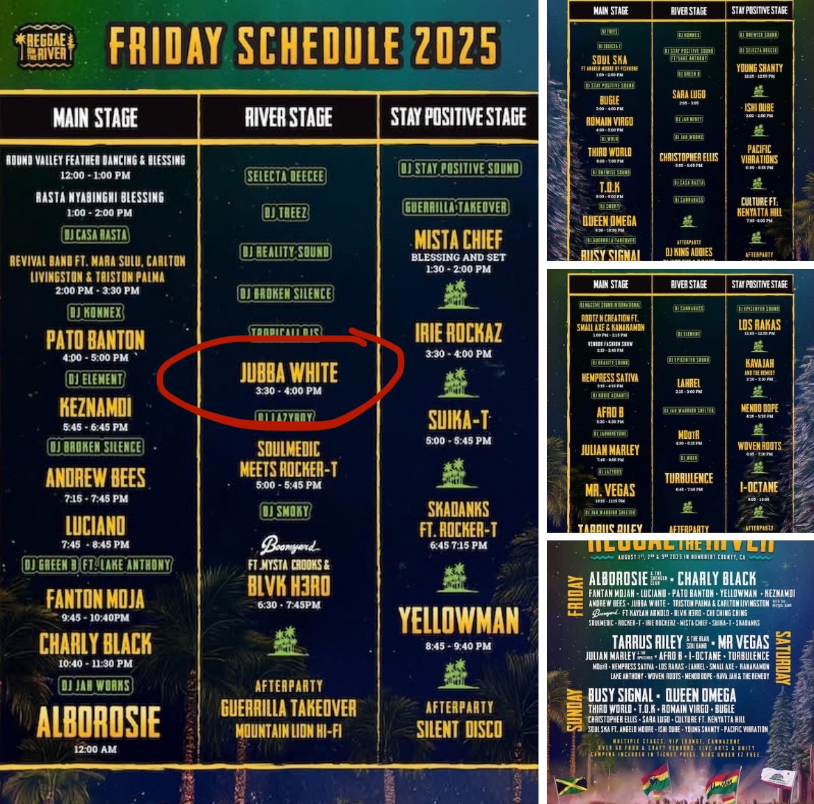 See you at the River Stage Reggae on The River 3:30 pm

#reggae #jubbawhite #reggaeontheriver