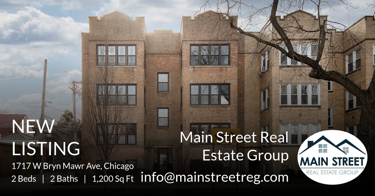 MainStreetREG's tweet image. 📍 New Listing 📍 Take a look at this fantastic new property that just hit the market located at 1717 W Bryn Mawr Ave Gw in Chicago. Reach out here or at 7737998042 for more information

Main Street Real Estate Group 
info... homeforsale.at/1717_W_BRYN_MA…