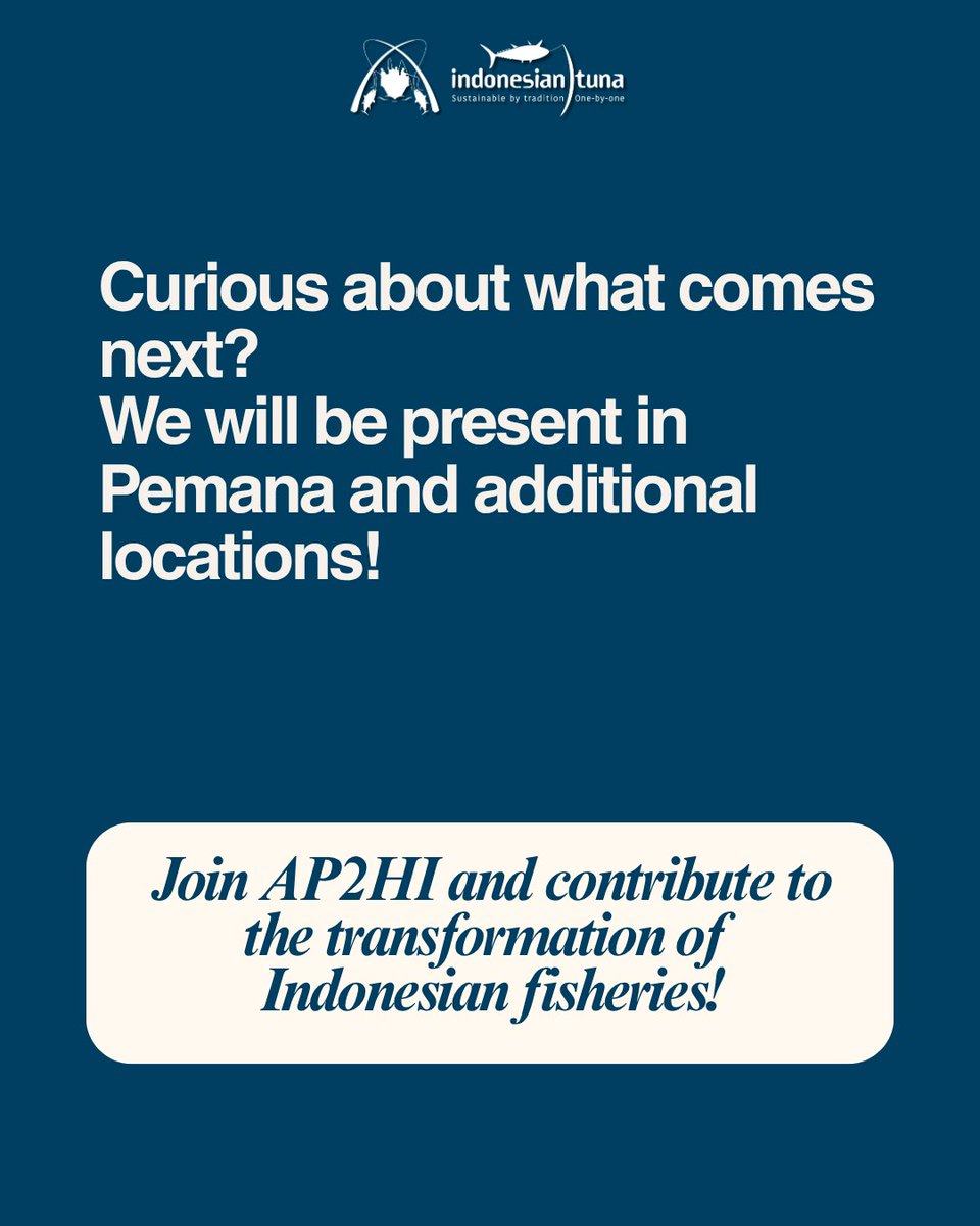 Before export, we build the foundation.
In Bacan, AP2HI, BPPMHKP &amp; PPN Ternate trained pole &amp; handline fishers on hygiene &amp; temp recording—directly responding to DG SANTE’s 2022 audit.
Because traceability starts at sea, not the factory.
Next: Pemana.
