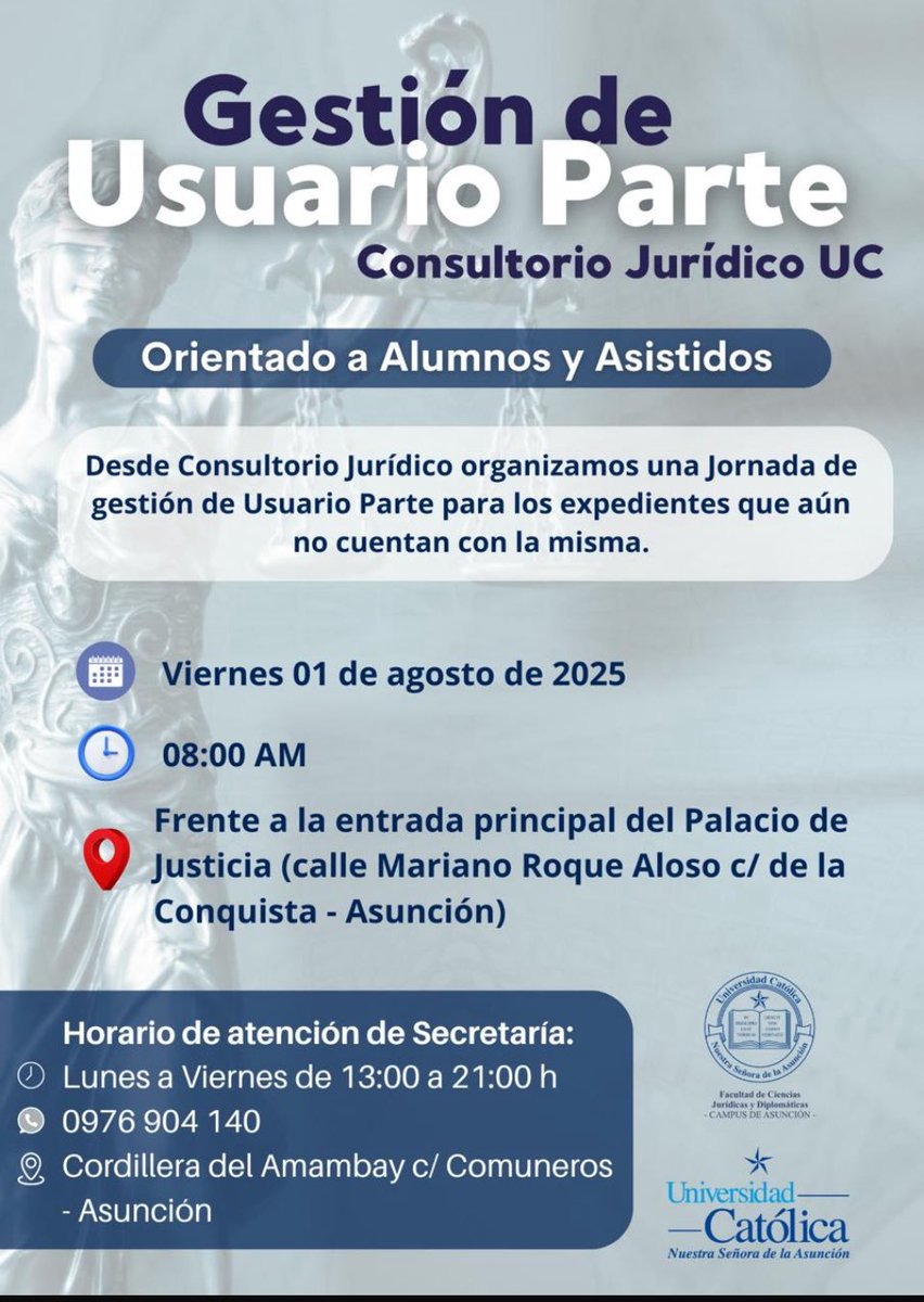 Consultorio_UC's tweet photo. Exitosa jornada de gestión de usuario parte con los asistidos del Consultorio Jurídico !!! https://t.co/vLagWICV8a