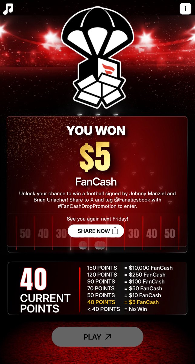 cjsillman1's tweet photo. Play the #FanCashDropPromotion today

⁦@FanaticsBook⁩  https://t.co/7hm0AJ9KEJ https://t.co/oGgIPFIarL