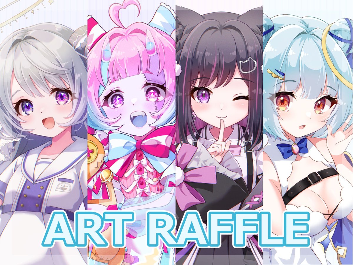 ✨ART RAFFLE✨
Skeb orders finally reached 100 orders, thank you so much! I will have a raffle to show me appreciation! ( Skeb style )

🌟RULES: 
①Follow me 
②Like ＆ RT
③Reply with your character ref ( Optional )
※1 Winners will be announced in this tweet/post around August