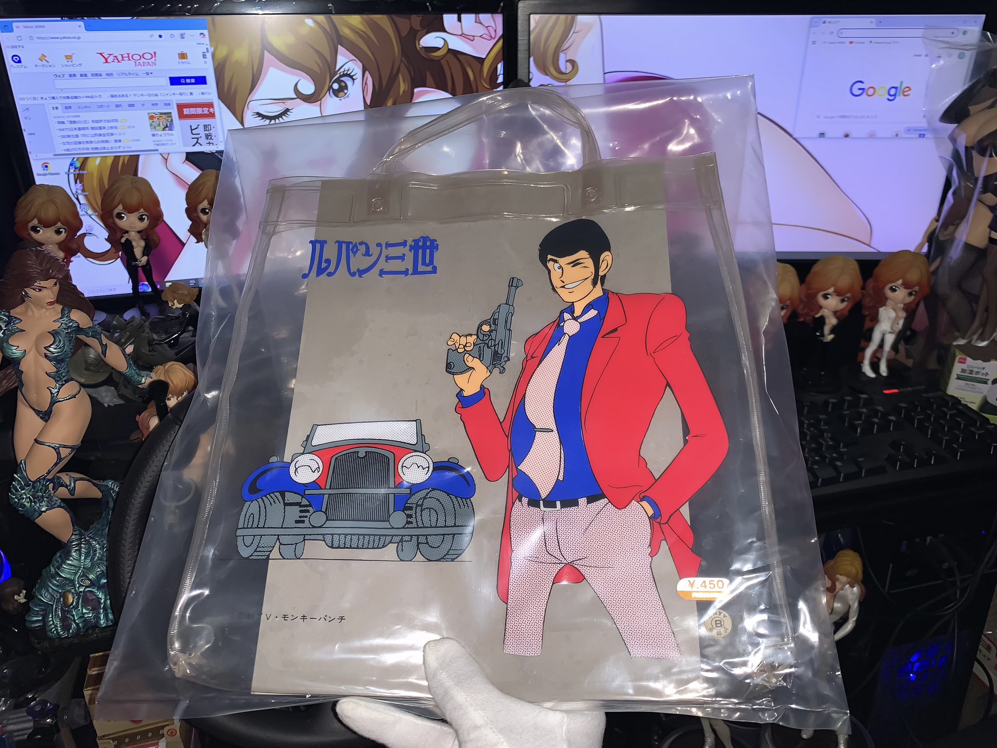 フィアット×ルパン3世 オリジナルキーホルダー ルパン三世 & 峰 不二子