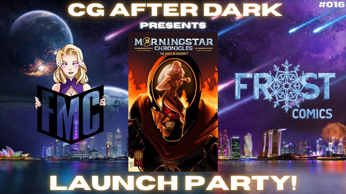 KatyDid (@katydidclips) on Twitter photo 🌉CG AFTER DARK Presents🌃
Morningstar Chronicles #1
LAUNCH PARTY!
Tonight at 10pm Est!
Join us as we once again launch and host the wonderful Jared Brickey, aka <a href="/Frost_Comics/">Frost Comics</a> with special guests & more!
➡️youtube.com/live/0H7SbbcJ6…
LIKE | SUBSCRIBE | SHARE
Be sure to hit the 🌉CG AFTER DARK Presents🌃
Morningstar Chronicles #1
LAUNCH PARTY!
Tonight at 10pm Est!
Join us as we once again launch and host the wonderful Jared Brickey, aka <a href="/Frost_Comics/">Frost Comics</a> with special guests & more!
➡️youtube.com/live/0H7SbbcJ6…
LIKE | SUBSCRIBE | SHARE
Be sure to hit the