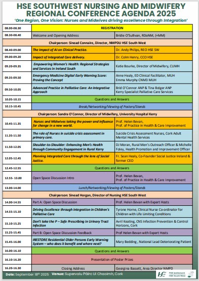 NMPDU South West (@nmpducorkkerry) on Twitter photo Registration is now open for the HSE South West Nursing and Midwifery Regional Conference 2025 on Sept 18th <a href="/PaircUiCha0imh/">SuperValu Páirc Uí Chaoimh</a> <a href="/BridAOSullivan/">Bridie O'Sullivan</a> <a href="/georginabasset2/">Georgina Bassett 🇮🇪</a> <a href="/ConnaireSinead/">Sinead Connaire</a> <a href="/NurMidONMSD/">ONMSD</a> <a href="/CUH_Cork/">Cork University Hospitals</a> <a href="/uhknursing/">UHKNURSING</a> <a href="/BGHsswhg/">Bantry General Hospital -SSWHG</a> <a href="/SIVUH/">South Infirmary Victoria University Hospital</a> Register via the link surveys.hse.ie/s/H0TSLZ/ Registration is now open for the HSE South West Nursing and Midwifery Regional Conference 2025 on Sept 18th <a href="/PaircUiCha0imh/">SuperValu Páirc Uí Chaoimh</a> <a href="/BridAOSullivan/">Bridie O'Sullivan</a> <a href="/georginabasset2/">Georgina Bassett 🇮🇪</a> <a href="/ConnaireSinead/">Sinead Connaire</a> <a href="/NurMidONMSD/">ONMSD</a> <a href="/CUH_Cork/">Cork University Hospitals</a> <a href="/uhknursing/">UHKNURSING</a> <a href="/BGHsswhg/">Bantry General Hospital -SSWHG</a> <a href="/SIVUH/">South Infirmary Victoria University Hospital</a> Register via the link surveys.hse.ie/s/H0TSLZ/