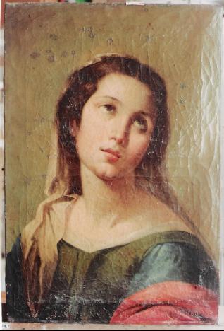 😇  #Santoral 5/8/25. Santa Afra (venerada a #Ginestar. Invocada contra les malalties de la pell i la febre. La pagesia de la Vall del Llémena li prega contra les pedregades) -a la imatge-. Cassià, Osvald, Nona. També les advocacions marianes d’Àfrica, Blanca, Neus i Vinyet.