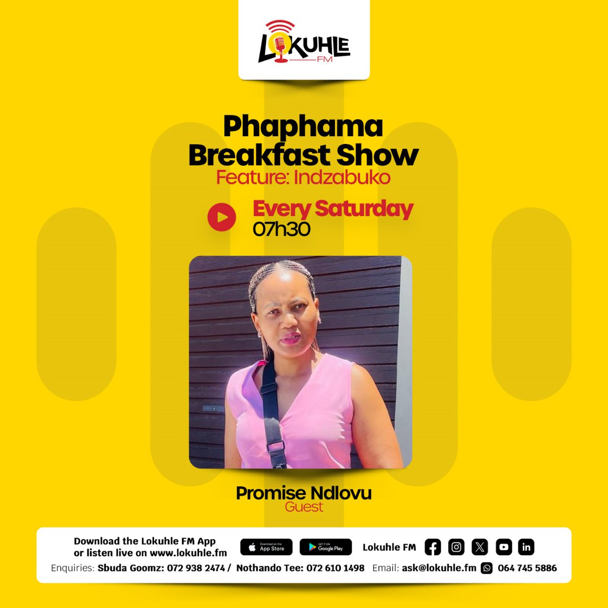 It's women's month, and we are asking women? Have you been cleansed of your past traumas? Join us tomorrow as we tackle that topic. #LokuhleFM