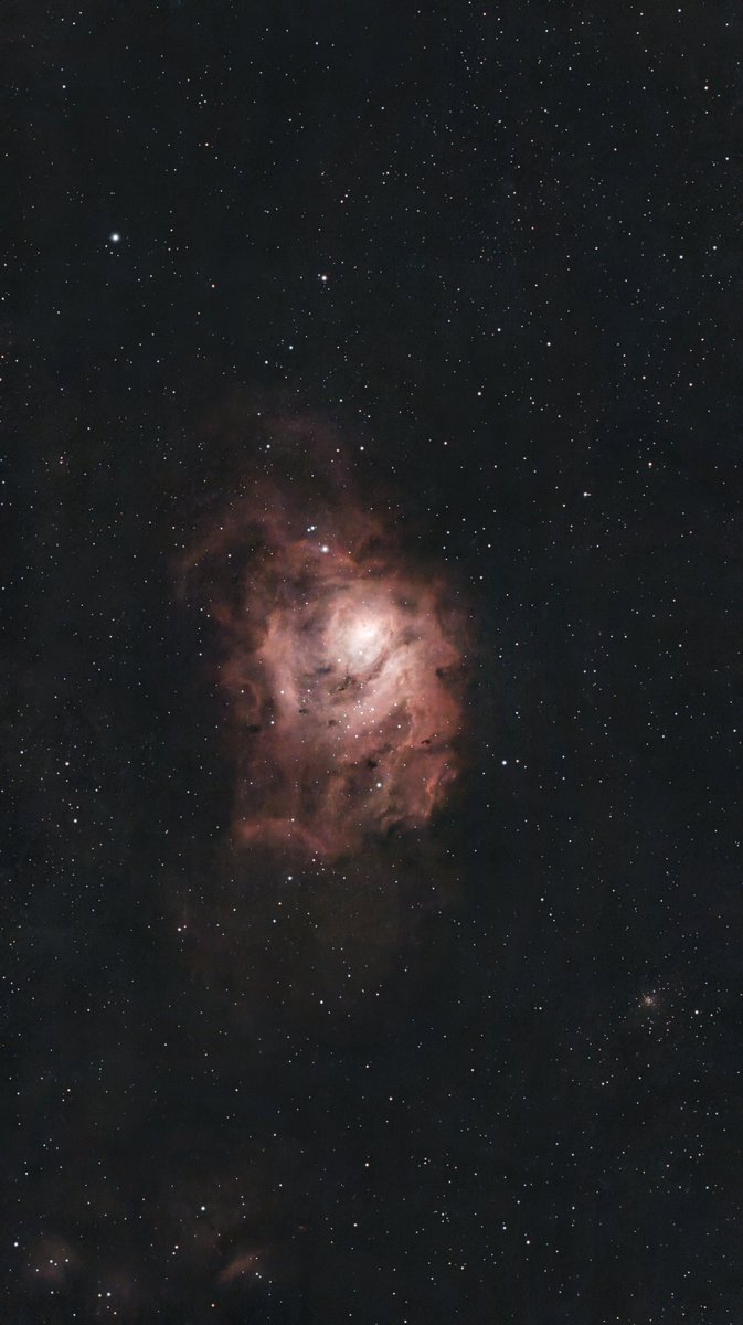 jonesy1007's tweet photo. Messier 8, the lagoon nebula, just 16 minutes of data. 
For a target that was just 11 degrees above the horizon I think the little Dwarf 3 #smartscope has done a sterling job 👍
#Astrophotography #astronomy @dwarf_lab33747 @BBCStargazing https://t.co/545DWqzPPt