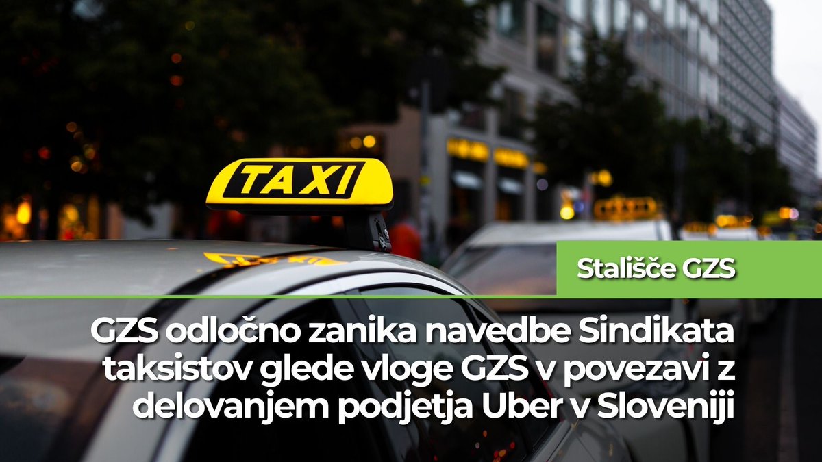 [Stališče] GZS se je dolga leta jasno in nedvoumno zavzemala za enake pogoje poslovanja za vse ponudnike taksi storitev, ter opozarjala na nevarnosti nereguliranih praks, ki ogrožajo varnost in pravičnost trga.

👉 media.gzs.si/gzs-odlocno-za…