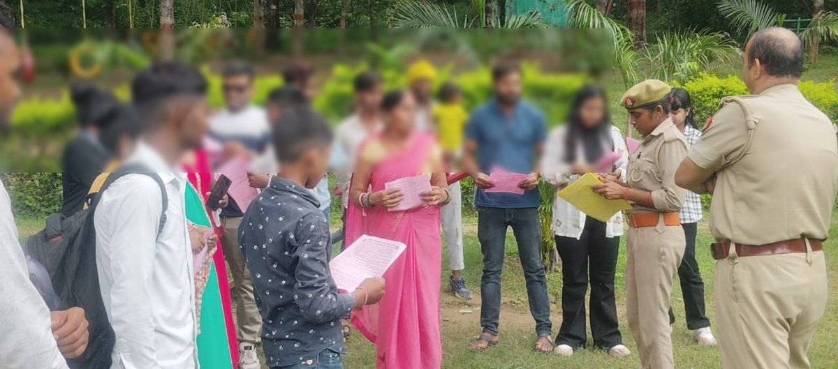 #SP_SBR के निर्देशन में #MissionShakti5 के तहत जनपद की महिला पुलिसकर्मियो द्वारा महिला सुरक्षा-सशक्तिकरण,कानूनी प्रावधानो,हेल्पलाइन नम्बरों, डिजिटल अरेस्ट व शासन की योजनाओ के बारे में किया जा रहा जागरूक
<a href="/adgzonevaranasi/">ADG ZONE VARANASI</a>
<a href="/dgpup/">DGP UP</a>
<a href="/Uppolice/">UP POLICE</a>
<a href="/digmirzapur/">IG Range Mirzapur</a>
<a href="/wpl1090/">Women & Child Security Org 1090 | UP Police</a>
<a href="/CMOfficeUP/">CM Office, GoUP</a>
<a href="/PMOIndia/">PMO India</a>