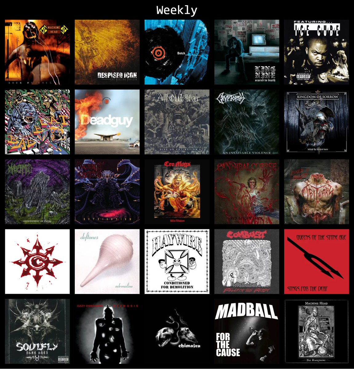 Weekly riffage