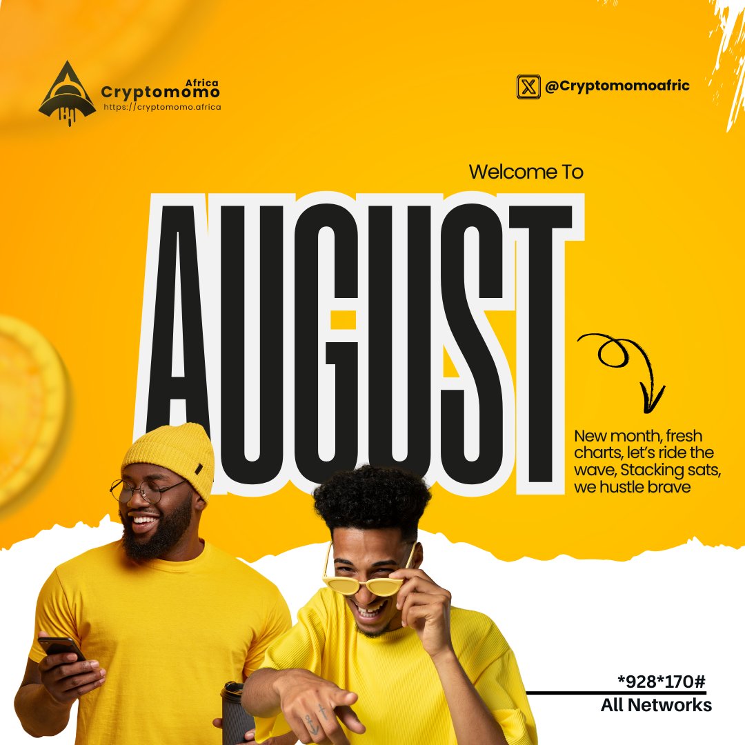 Happy New Month, Ghana! 
August is here—and it’s never been easier to try crypto!
Dial *928*170#. Send &amp; receive tokens like Momo
Let’s make this the month you say:
 "I finally tried crypto!"
<a href="/LiskHQ/">Lisk</a> <a href="/ayahq_/">AyaHQ (Techstars '23)</a> 

#cryptocurrency #CryptoMarket #ussd
 #xavisimons #biggie