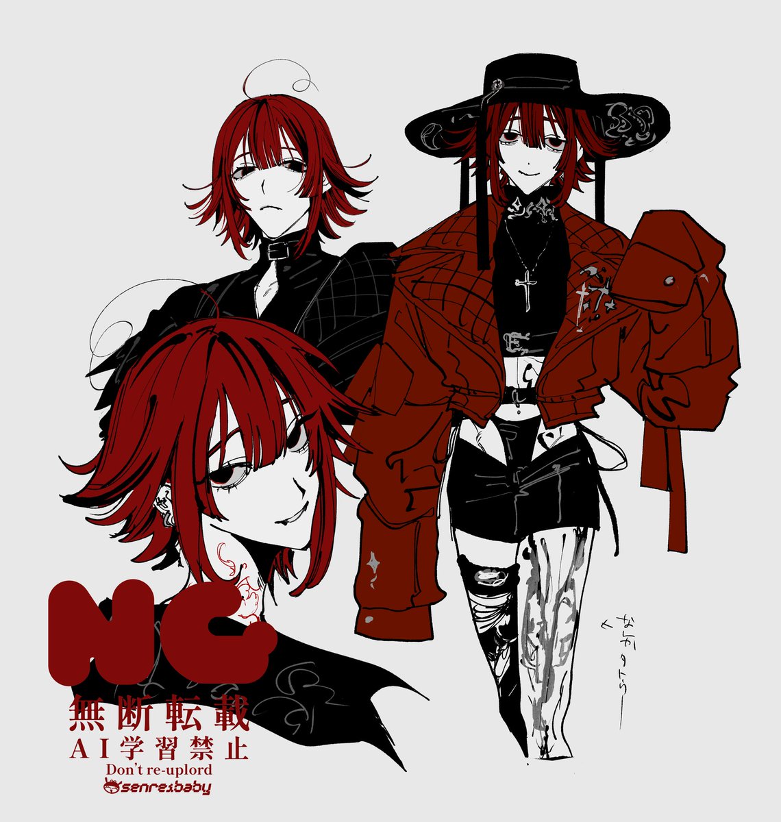 senreibaby's tweet image. キャラ練りとか落書きとか