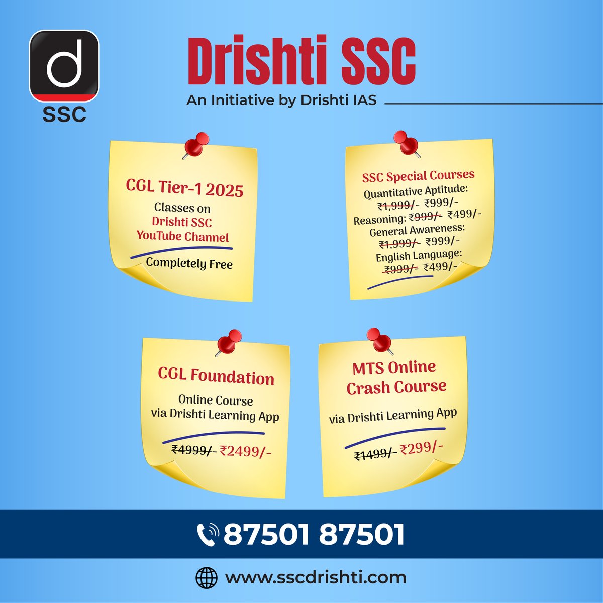 drishtiiaseng's tweet photo. Drishti SSC (An Initiative by Drishti IAS)
For SSC CGL free classes, subscribe to the Drishti SSC YouTube channel.
To avail SSC courses, click here: https://t.co/7WLGCSgY9H
#SSCFreshers #SSCBatch #SSCPreparation #SSCExams #DrishtiSSC #DrishtiIAS #DrishtiIASEnglish https://t.co/KMWkz2G6bV