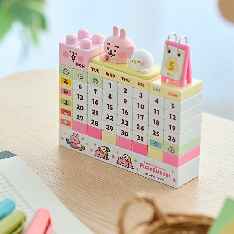 ＼再入荷🎉／長年使える！ピスケとうさぎの便利なブロックカレンダーです✨ 日付ブロックを組み替えれば、年号などに関係なく万年使うことができますよ◎ かわいい卓上サイズで、プレゼントにもおすすめです♪ kanahei.shop/c/kanahei/kn_r…