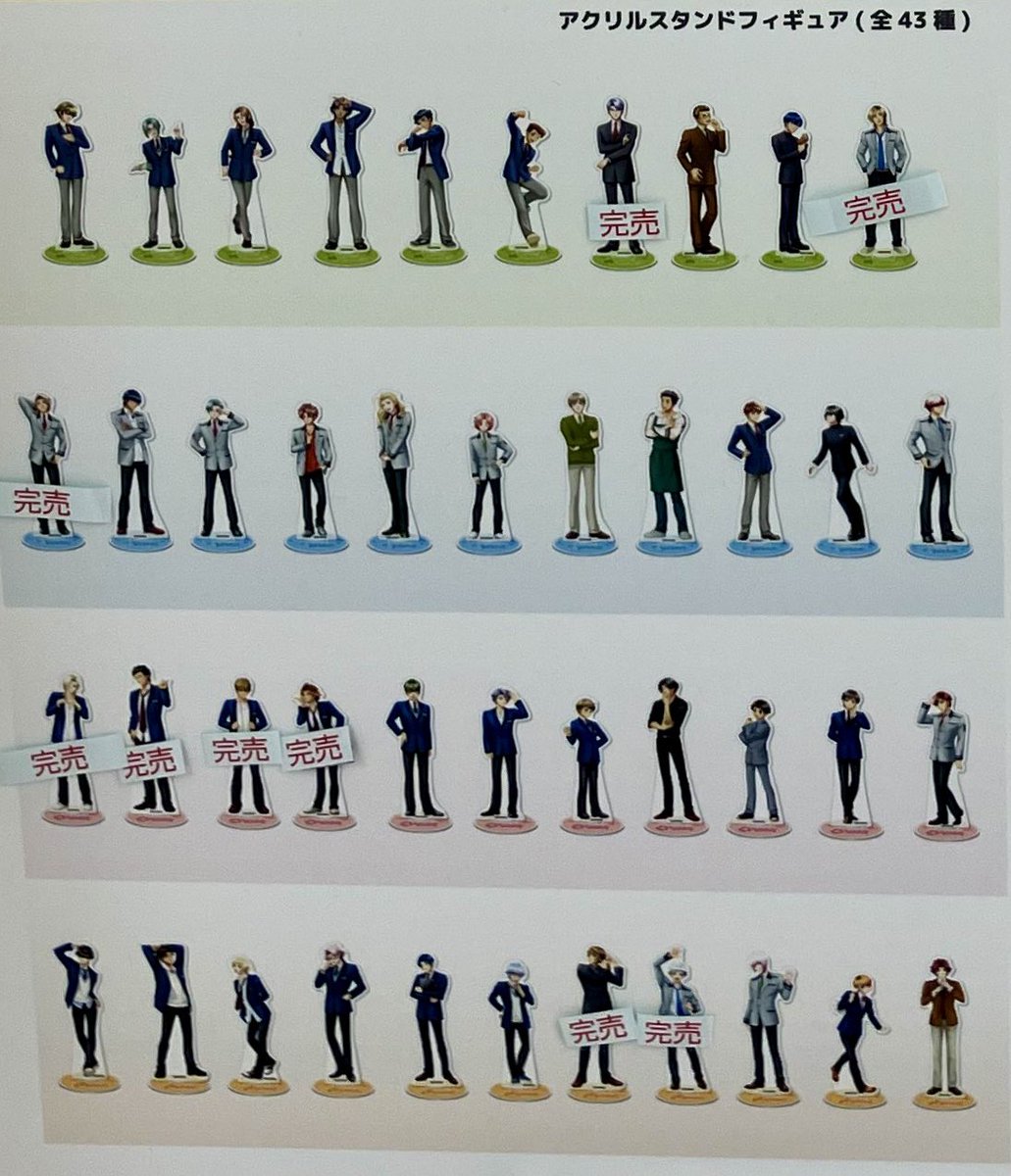 #ときめきメモリアル Girl’s Side 20周年
記念展 COME BACK STORE
8/1(金)時点でのグッズ完売状況①
をお知らせいたします。
再入荷は未定となります。