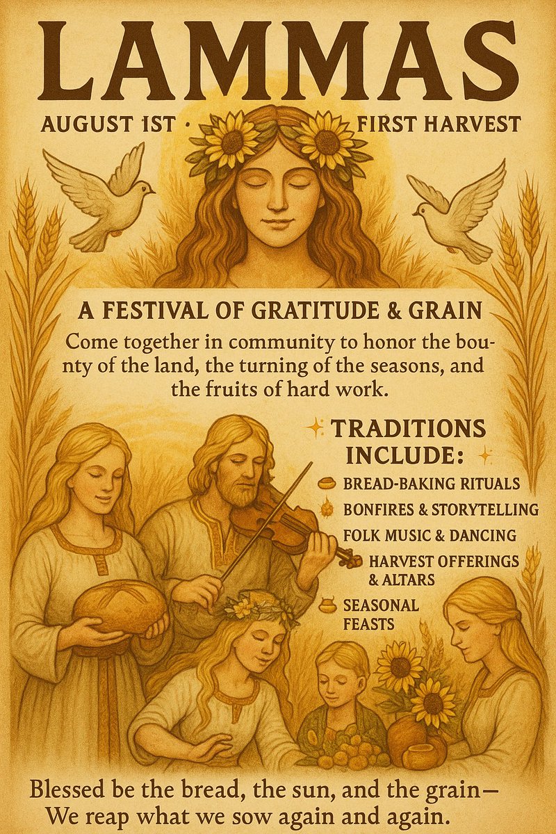 Land2Nature's tweet photo. Happy Lammas #Lammas #harvest #pagan https://t.co/KLAy8lR8vR