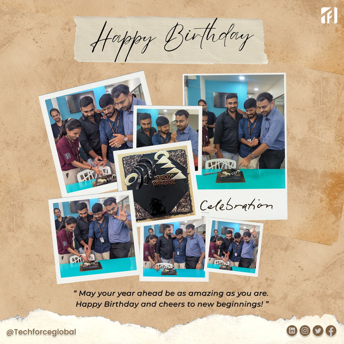 techforceglobal's tweet image. 🎉 July Joys &amp;amp; Birthday Cheers! 🎂
Here’s to the amazing Techforcians who celebrated their birthdays this month!
Your energy, creativity, and teamwork light up our office every day.
Let’s give them a round of applause 👏#TeamTechforce #BirthdayVibes #WorkCulture