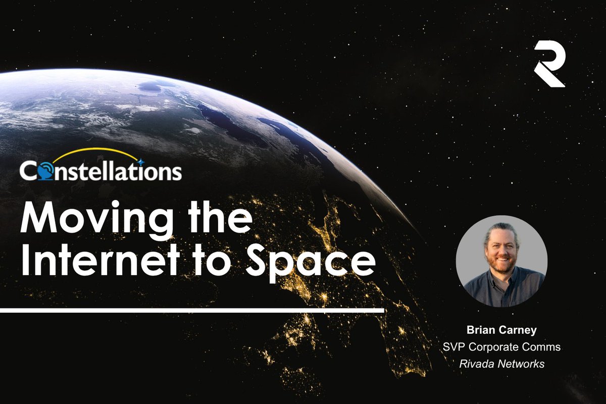 Rivada Space Networks (@rivadaspace) on Twitter photo This <a href="/KratosDefense/">Kratos</a> Constellations article shares the demand and benefits of the U.S. Department of Defense using space-based architecture to increase the reliability and resilience of their critical communications.
<a href="/brianmcarney/">Brian M Carney</a>, SVP Corporate Comms at <a href="/RivadaNetworks/">RivadaNetworks</a>, explains This <a href="/KratosDefense/">Kratos</a> Constellations article shares the demand and benefits of the U.S. Department of Defense using space-based architecture to increase the reliability and resilience of their critical communications.
<a href="/brianmcarney/">Brian M Carney</a>, SVP Corporate Comms at <a href="/RivadaNetworks/">RivadaNetworks</a>, explains