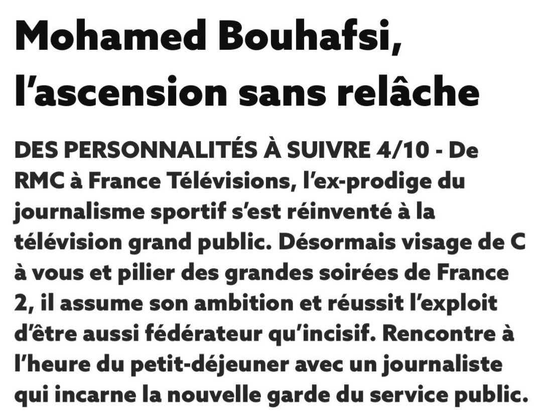 📖 Très beau portrait de <a href="/mohamedbouhafsi/">Mohamed Bouhafsi</a> dans <a href="/Diverto_off/">Diverto</a>, à lire ici ⤵️
👉 diverto.tv/actualites/tel…