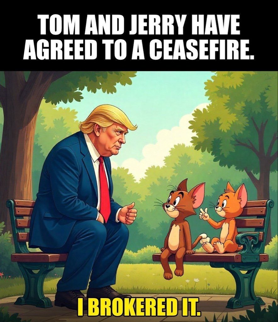 मैं भी एक ऐसे देशी ट्रंप चच्चा को जानता हूँ जो दिन में तैंतीस बार ED, CBI रेड से लेकर सरकार बनाने गिराने का श्रेय लेते रहते थे। उन चचा को नमन रहेगा ।