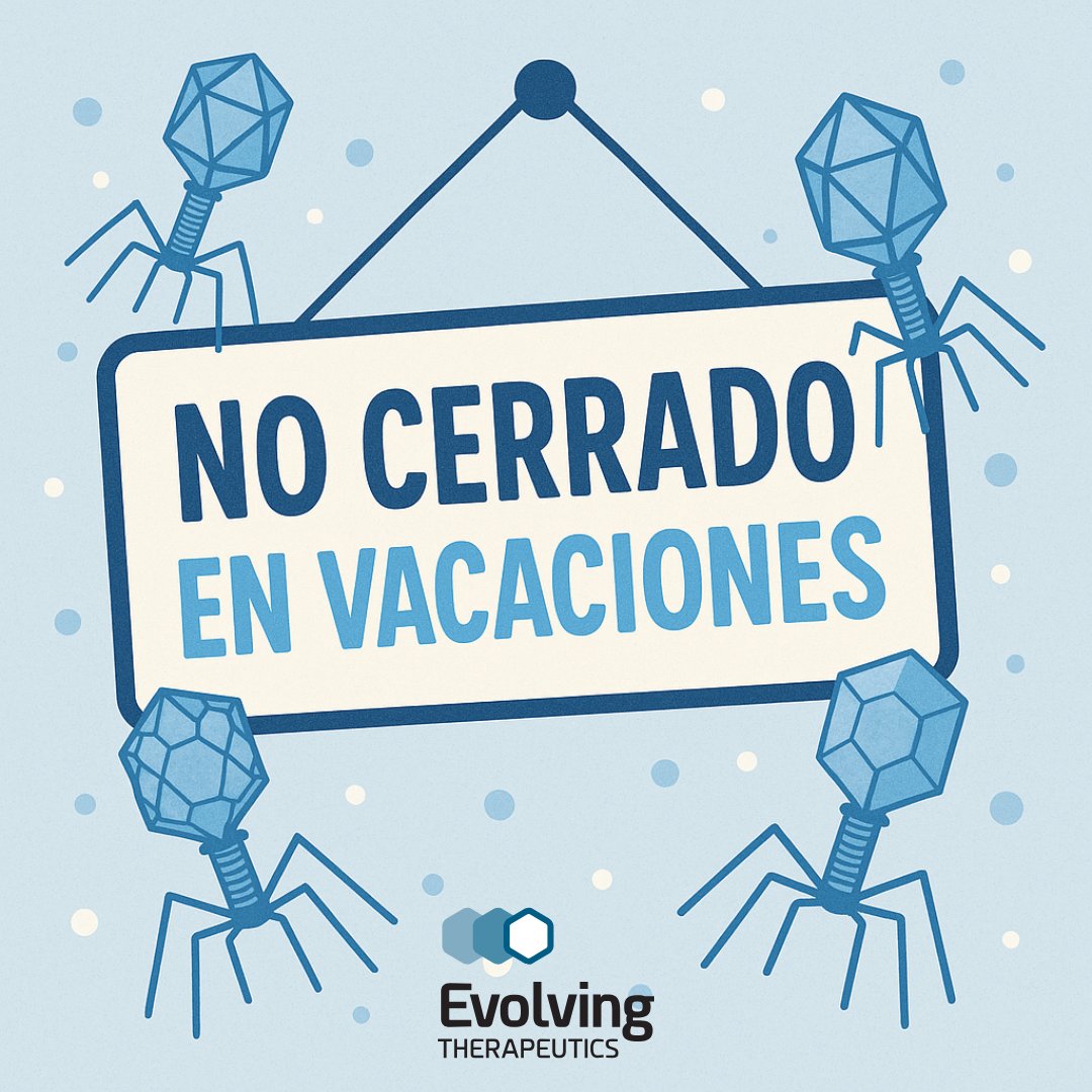 Evolving Therapeutics (@evolving_spain) on Twitter photo 🌞Agosto es tiempo de vacaciones 🌴
Para muchos, momento de desconectar y recargar energías... pero en #Evolving seguimos ON!💪
Trabajamos todo el verano para alcanzar nuestros objetivos! 🔬
📢 Y muy pronto novedades!
#Phage #Innovación #OneHealth
<a href="/pilardomingoc/">Pilar Domingo-Calap</a> <a href="/maludoca/">Marisa Domingo-Calap</a> 🌞Agosto es tiempo de vacaciones 🌴
Para muchos, momento de desconectar y recargar energías... pero en #Evolving seguimos ON!💪
Trabajamos todo el verano para alcanzar nuestros objetivos! 🔬
📢 Y muy pronto novedades!
#Phage #Innovación #OneHealth
<a href="/pilardomingoc/">Pilar Domingo-Calap</a> <a href="/maludoca/">Marisa Domingo-Calap</a>