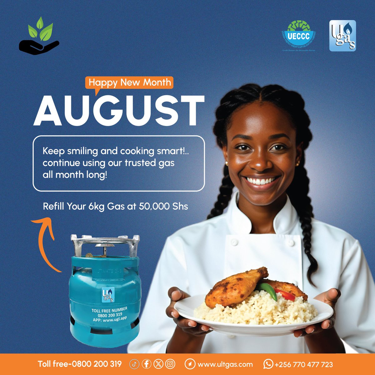 Happy New month, new energy 💥  May your days be bright and your meals warm, and your gas reliable. #ugas #UCEL #safecooking #cleanenergy