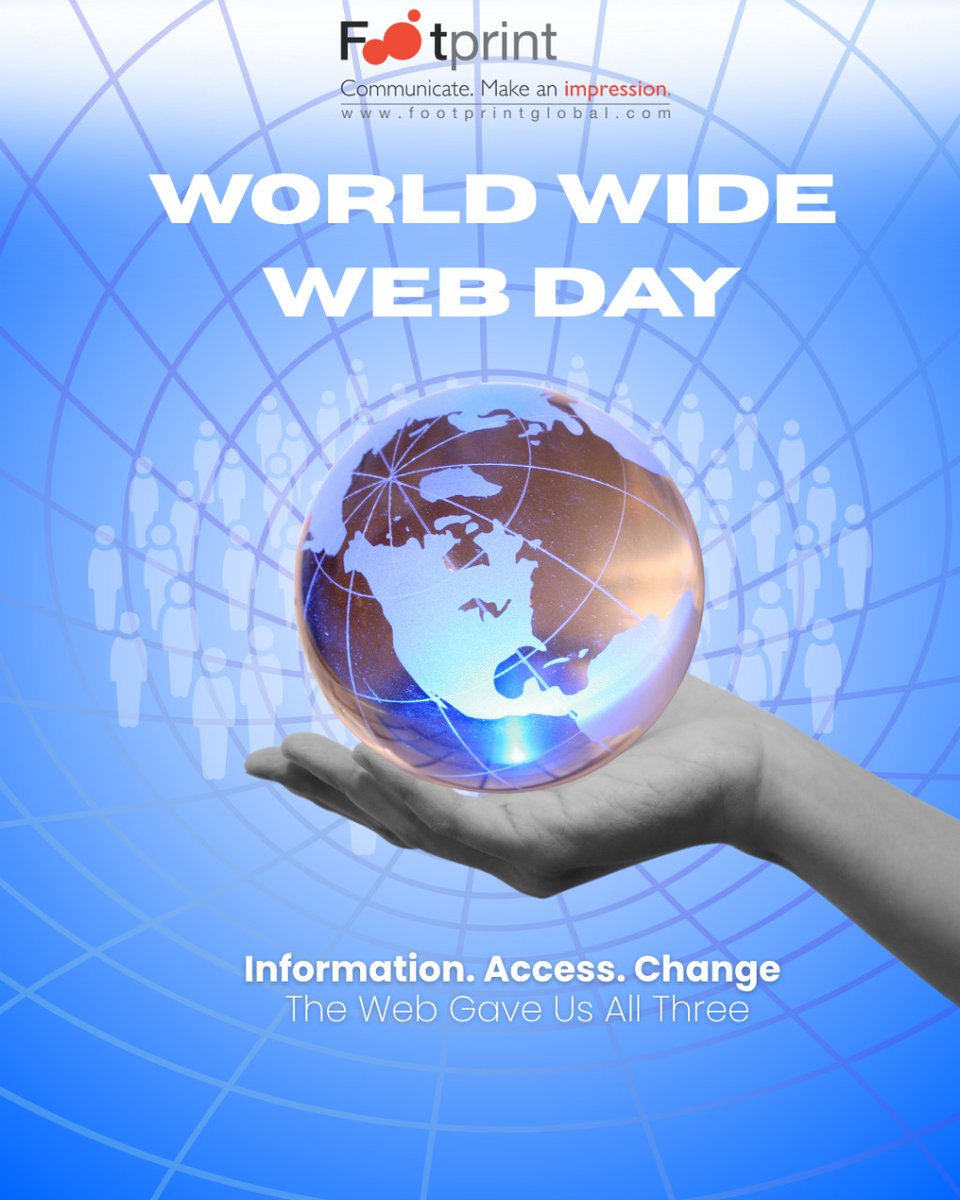 When the World Wide Web went live, it rewrote the rules of communication, commerce, and connection.

Today, it powers almost everything, yet its true potential is still unfolding.

This #WorldWideWebDay, pause and ask:
How are you using the internet to shape a better world?