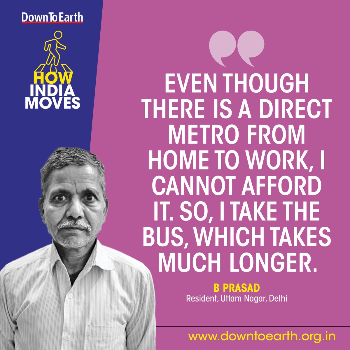 How India Moves : Urban India is on the move, but not without struggle. From gridlocked metros to small towns choked with traffic, the daily commute has become longer, costlier, and increasingly unsafe. And the burden falls heaviest on those who can afford the least.

"How India