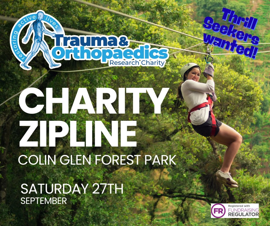 Calling all Thrill Seekers!  Our next fundraiser could not be more exciting!! 

Spaces are NOW OPEN for our Sponsored Zip Line on Saturday 27th September. Experience the thrill and excitement of zip-lining Ireland’s longest zip line.

Email: 𝑖𝑛𝑓𝑜@𝑡𝑜𝑟𝑐𝑛𝑖.𝑜𝑟𝑔.