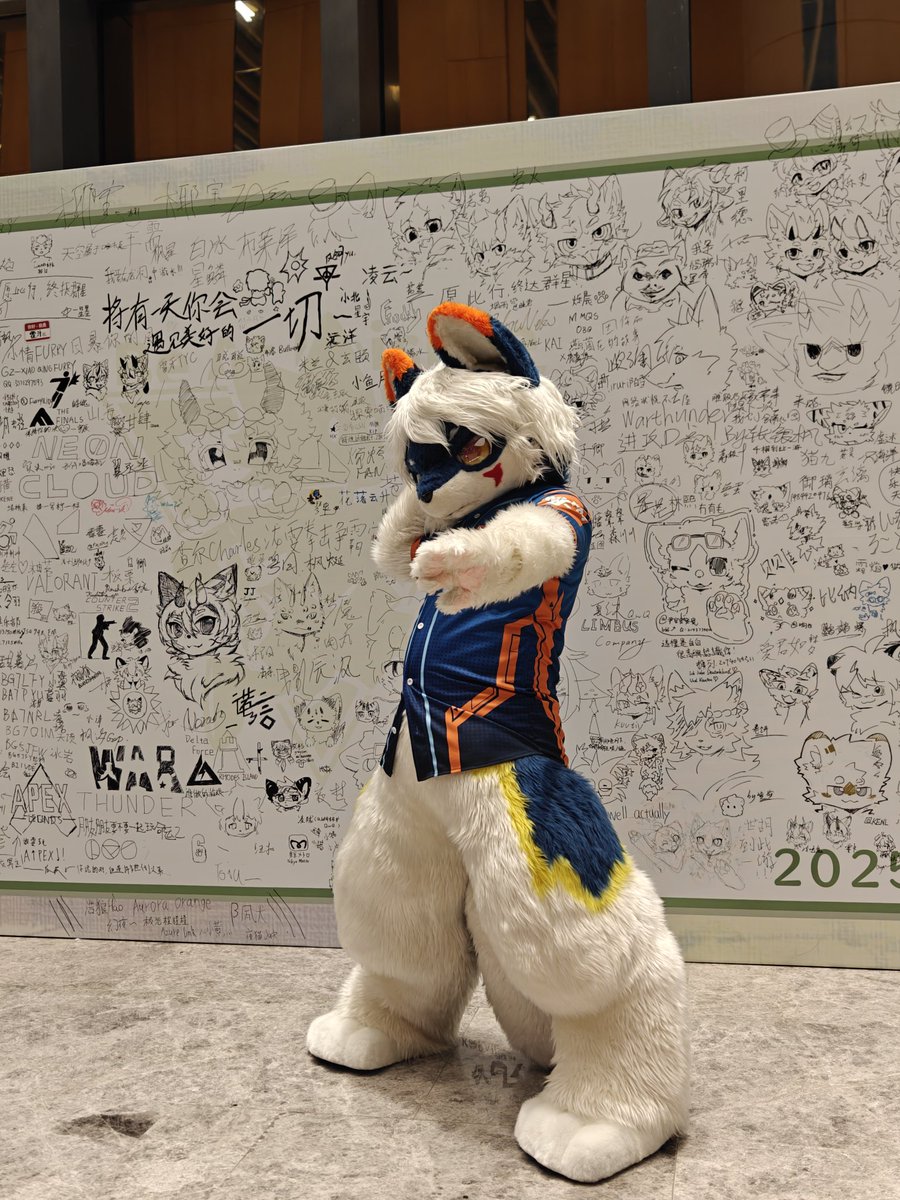 #FursuitFriday  ///  庫   米 ///
———————————— 🦊
哒噹!!!是明菜的CD哦!!!
特别感谢豹子这几天的关照❤️
小礼物超惊喜!!!期待下次见面!!!
 丨- 『🫧 💿🗼』
📸 ➕ 💿：<a href="/HITOTSUKINOHYOU/">日月の豹</a> 🐆