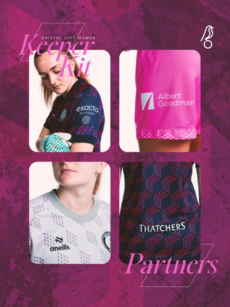 Bristol City Women (@bristolcitywfc) on Twitter photo Our 2025/26 kit partners! ๐ค
<a href="/ExactaTechGroup/">Exacta Technologies</a> | <a href="/AG_LLP/">Albert Goodman</a> | <a href="/thatcherscider/">Anthony</a> | <a href="/ONeillsSportsUK/">O'Neills Sportswear UK</a> Our 2025/26 kit partners! ๐ค
<a href="/ExactaTechGroup/">Exacta Technologies</a> | <a href="/AG_LLP/">Albert Goodman</a> | <a href="/thatcherscider/">Anthony</a> | <a href="/ONeillsSportsUK/">O'Neills Sportswear UK</a>