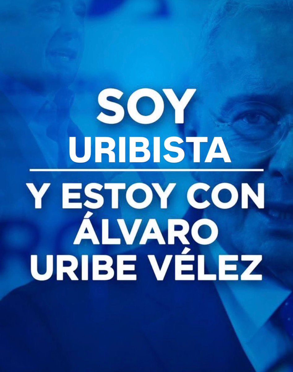 Multipliquen en sus redes !
Vamos Dr. Álvaro Uribe Vélez somos millones de su lado 

Confirmen 🙋