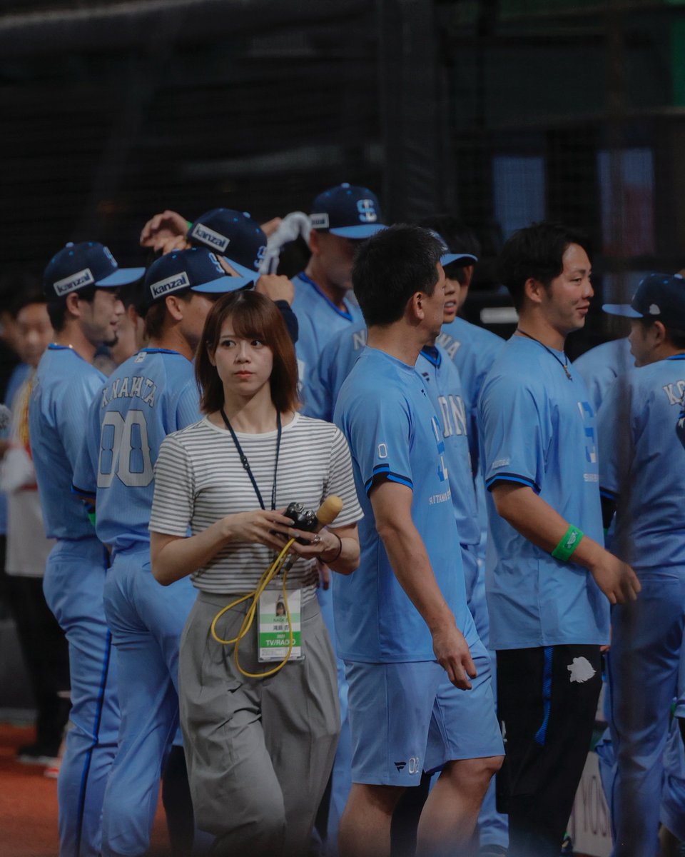 お仕事中の杏ちゃん！
お疲れ様です✨✨
#滝島杏
#seibulions 
#埼玉西武ライオンズ
#サンデーライオンズ
#FMNACK5
