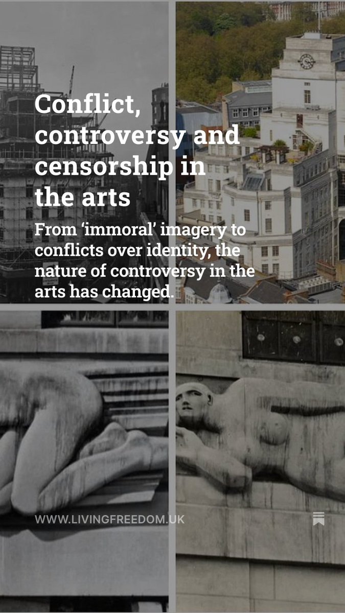 Living Freedom (@livingfreedomuk) on Twitter photo Latest post covers controversies in the arts - then and now.
Main feature is brilliant talk by <a href="/ellanix0n/">Ella Nixon</a> 'Scandalous Public Sculpture in Interwar London', - adapted from the talk at our recent summer school.
Link in reply ⤵️ Latest post covers controversies in the arts - then and now.
Main feature is brilliant talk by <a href="/ellanix0n/">Ella Nixon</a> 'Scandalous Public Sculpture in Interwar London', - adapted from the talk at our recent summer school.
Link in reply ⤵️