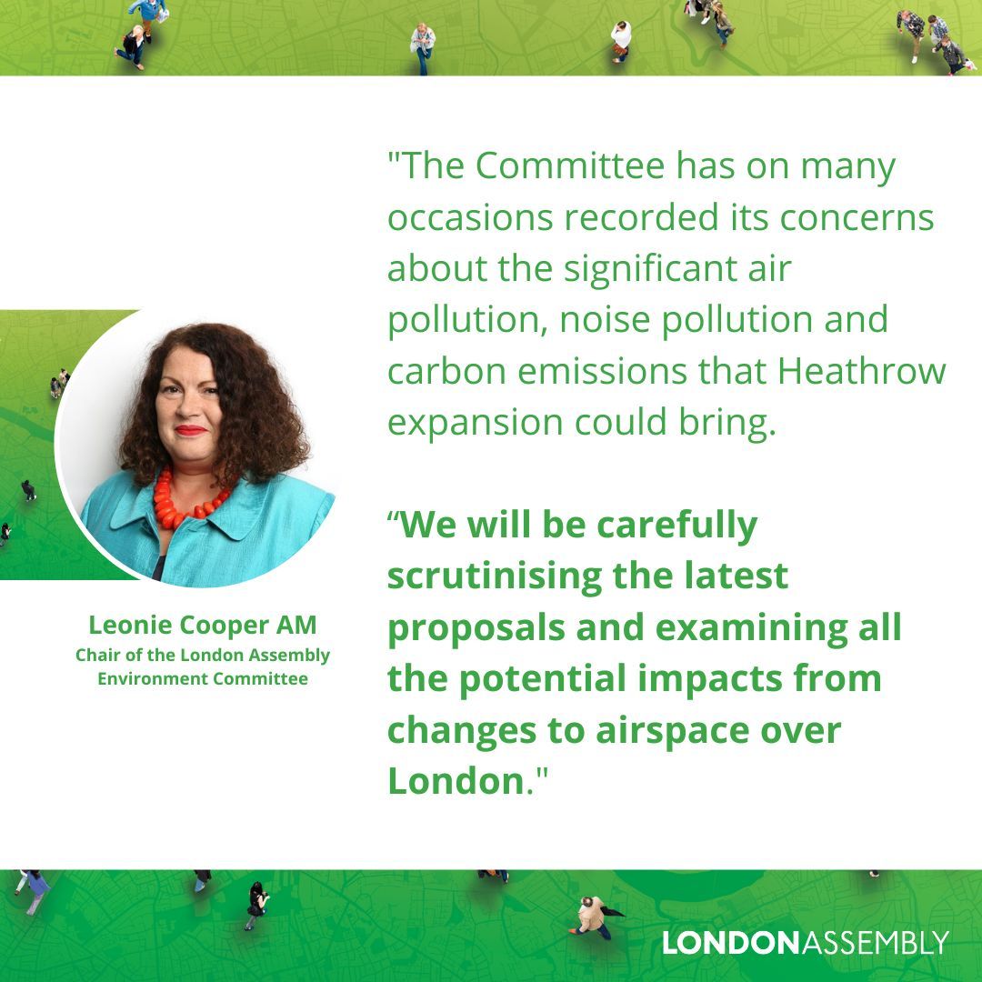 Heathrow’s proposed expansion could increase the number of flights from the airport by more than 50% to over 750,000 a year. #AssemblyEnvironment is studying the proposals and is set to question expert guests about impacts of the proposal at a meeting in the coming months.