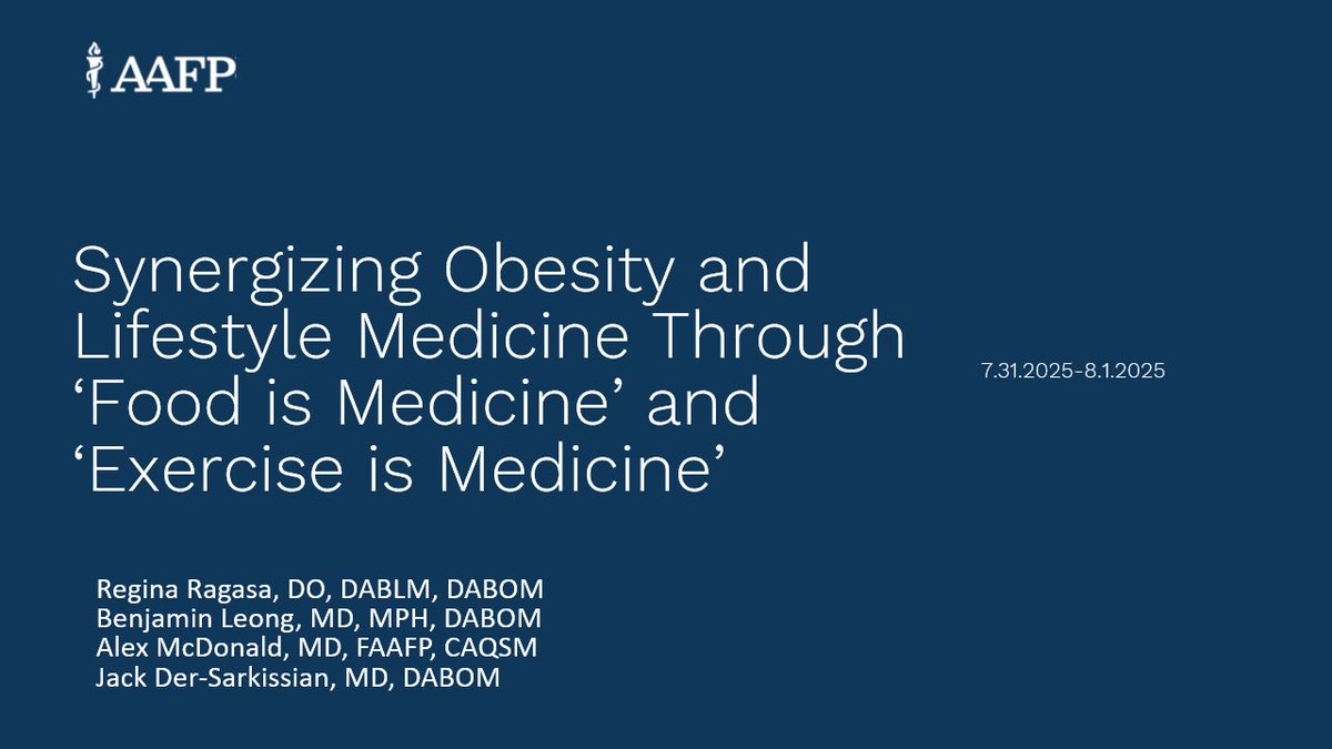 About to start Day 2 of #AAFPFUTURE <a href="/futurefamilymed/">Future Family Medicine (AAFP)</a> <a href="/aafp/">AAFP</a> - yesterday we had a wonderful session on lifestyle medicine, will repeat again today at 10:30 AM- Join us  <a href="/aboutKP/">Kaiser Permanente</a> <a href="/KPLACounty/">Kaiser Permanente Los Angeles County</a> <a href="/PermanenteDocs/">PermanenteDoctors</a> <a href="/AlexMMTri/">Alex McDonald, MD FAAFP CAQSM</a>