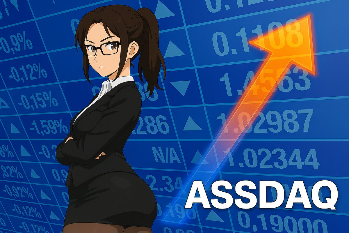 Kais (Γ,G)πβ¨ (@kais7sol) on Twitter photo π¨ Final Boarding Call for Degens & Believers π¨
Weβre rallying the entire crypto community to join $ASSDAQ and Together with Conviction - we Flip the #NASDAQ ππΉ
This is your last chance to load up before liftoff.
No kols. No insiders. Just us. π π¨ Final Boarding Call for Degens & Believers π¨
Weβre rallying the entire crypto community to join $ASSDAQ and Together with Conviction - we Flip the #NASDAQ ππΉ
This is your last chance to load up before liftoff.
No kols. No insiders. Just us. π