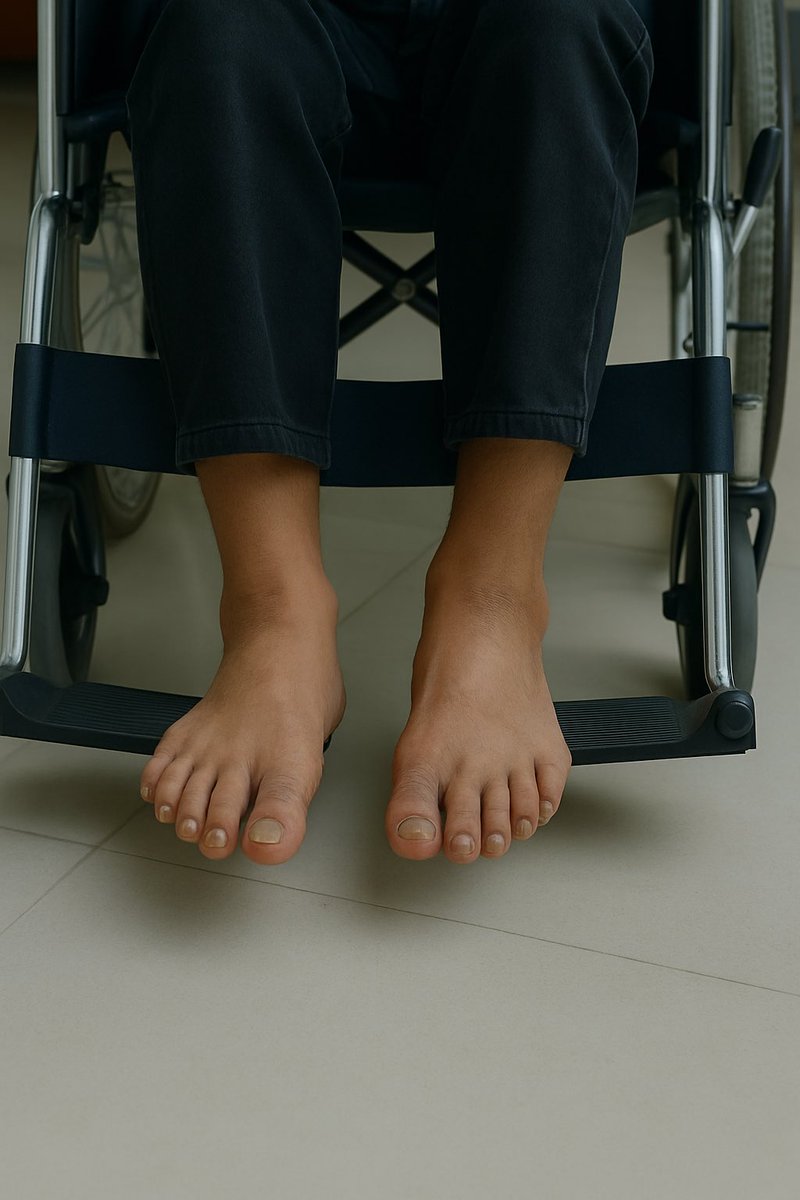 abdullah_arabe's tweet image. #جمعةمباركة 

بسب الإعاقة الحركية يستخدمون كراسي متحركة و يصلون بلا أحذية… أقدامهم معرضة للجروح والحروق، وهم قد لا يشعرون بها أبداً… بسبب فقدان الاحساس… 

انتبهوا لأقدامكم قبل فوات الأوان.. 

بادروا بزيارة المختصين بالقدم الكاحل..