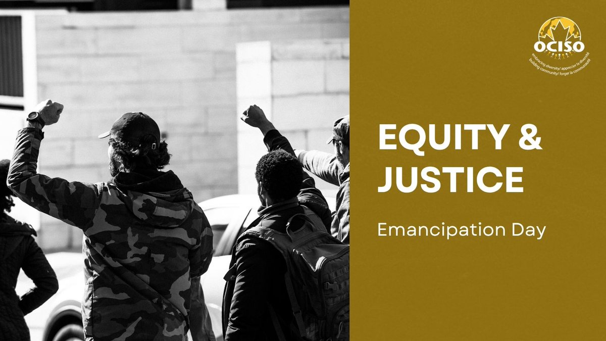 Today, we honour the strength, resistance, and resilience of those who fought and continue to fight against racism and injustice. 

Emancipation Day marks the abolition of slavery in the British Empire in 1834. Let’s commit to remembering and working toward equity every day.