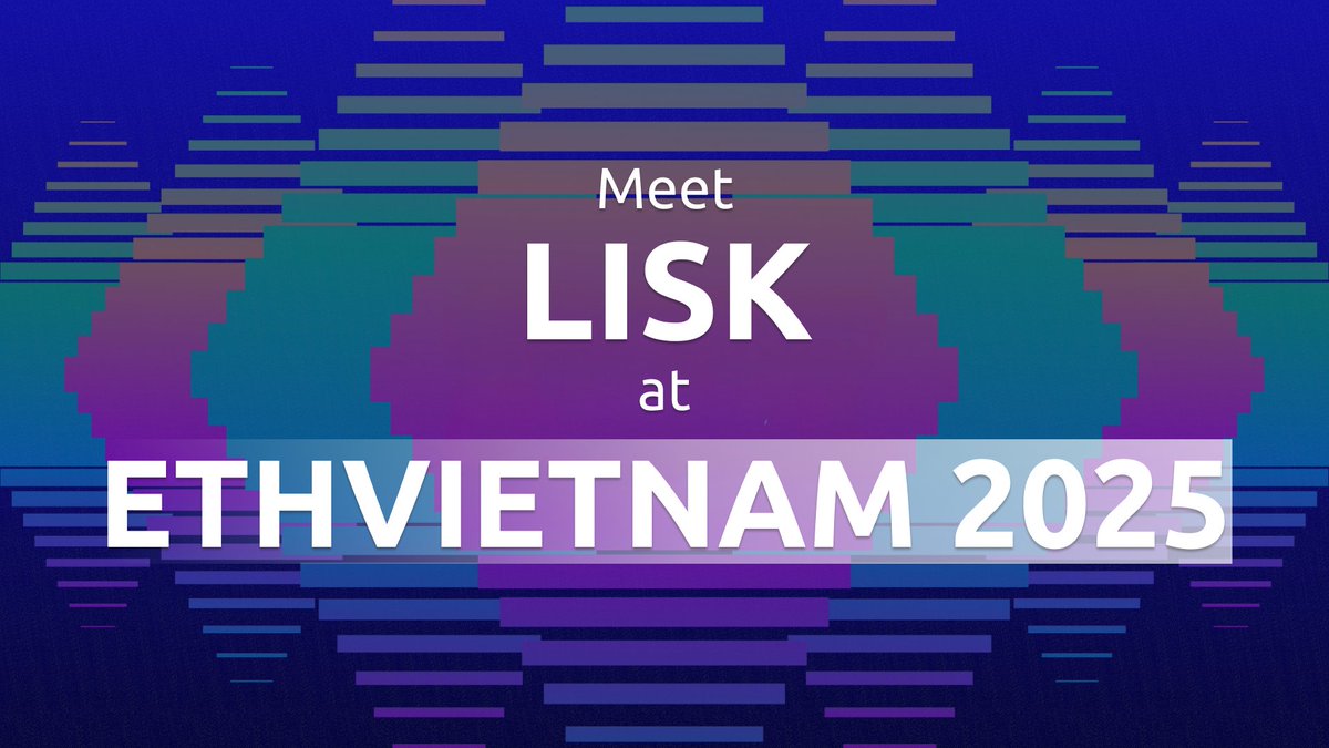 Lisk SEA (@lisksea) on Twitter photo Heading to <a href="/eth_vietnam/">ETH Vietnam 🇻🇳 | HO CHI MINH 2025</a> this August? So are we... 😉
ETHVietnam is always known be the hub for real talks around Ethereum in Vietnam. If you’re building or just vibing on ETH, this one’s not to miss.
The <a href="/LiskHQ/">Lisk</a> team will be around the corner, tapping in and looking to link Heading to <a href="/eth_vietnam/">ETH Vietnam 🇻🇳 | HO CHI MINH 2025</a> this August? So are we... 😉
ETHVietnam is always known be the hub for real talks around Ethereum in Vietnam. If you’re building or just vibing on ETH, this one’s not to miss.
The <a href="/LiskHQ/">Lisk</a> team will be around the corner, tapping in and looking to link
