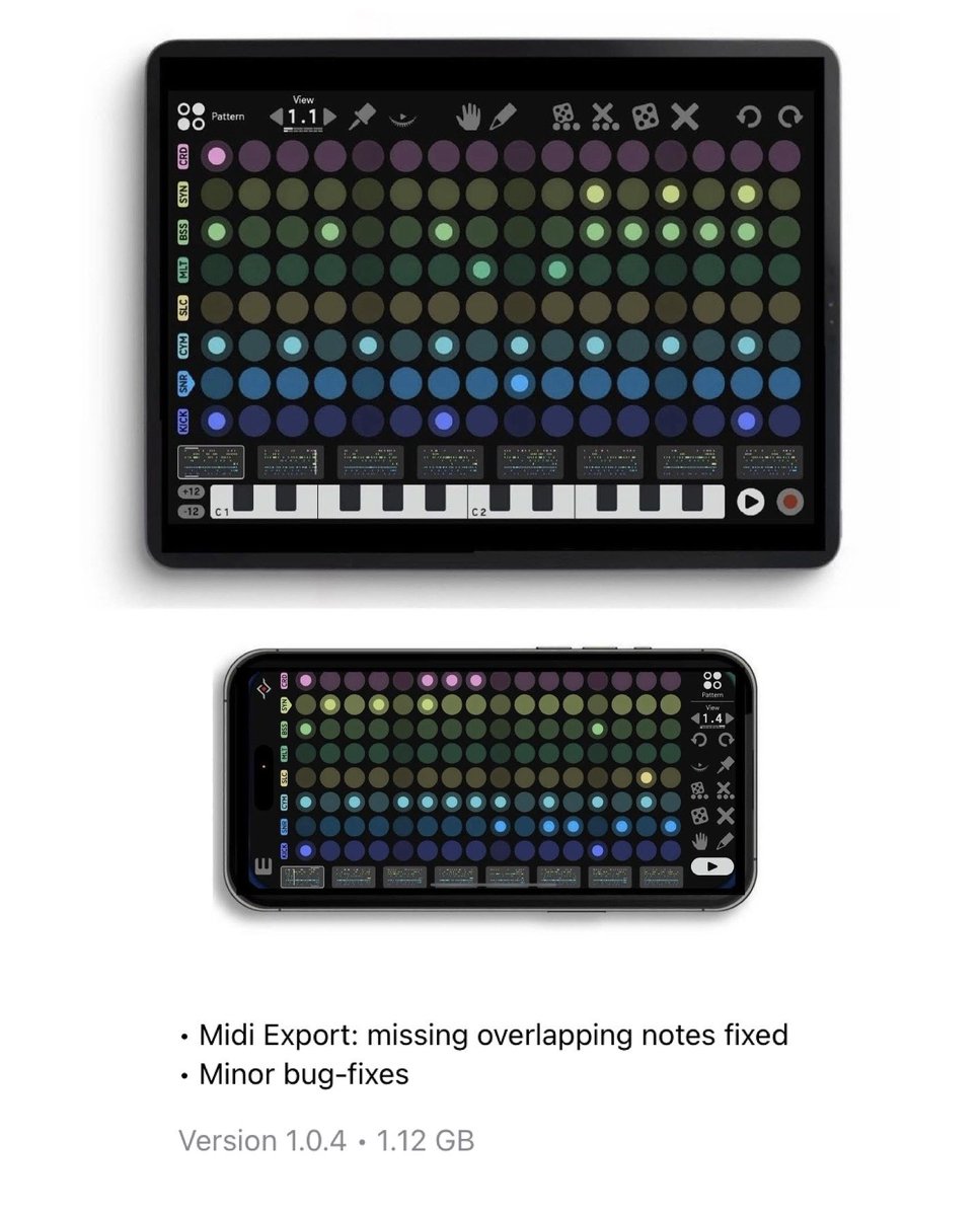 Nino (@ninobeatz) on Twitter photo 🚨Plugin Update🚨 <a href="/sugar_bytes/">Sugar Bytes</a> has updated ‘Dialekt’ and ‘Dialekt for iPad’ to v1.0.4!! Update fixes MIDI Export issues, bugfixes and performance improvements! Update yours now in the App Store!
apps.apple.com/us/app/dialekt…
apps.apple.com/us/app/dialekt… 🚨Plugin Update🚨 <a href="/sugar_bytes/">Sugar Bytes</a> has updated ‘Dialekt’ and ‘Dialekt for iPad’ to v1.0.4!! Update fixes MIDI Export issues, bugfixes and performance improvements! Update yours now in the App Store!
apps.apple.com/us/app/dialekt…
apps.apple.com/us/app/dialekt…
