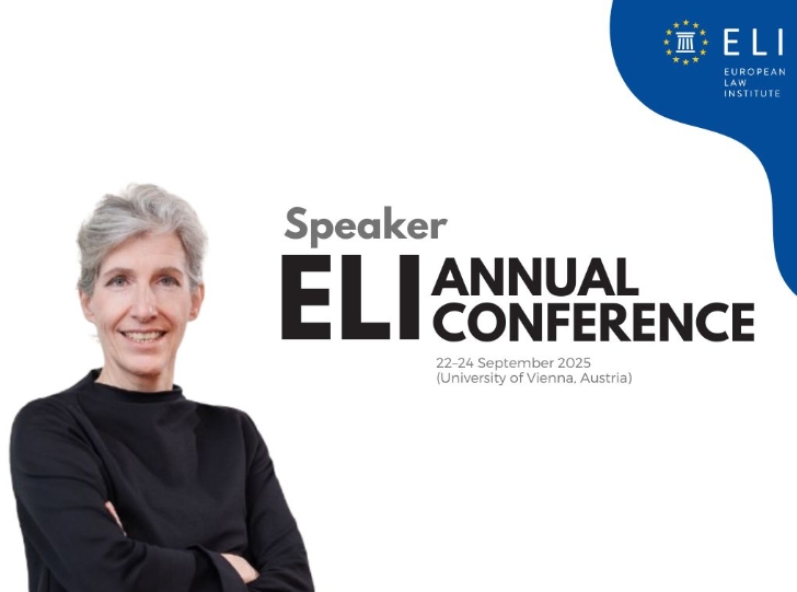 We are proud to count Christiane Wendehorst, President of the Philosophical-Historical Class of the Austrian Academy of Sciences, among the speakers shaping Europe’s legal future at the ELI Annual Conference 2025. #ELI2025 #HumanRightsLaw

Register here bit.ly/4nyvegE