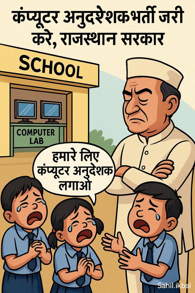 Archana (@archana44444) on Twitter photo #कंप्यूटर_अनुदेशक_भर्ती_जारी_करो
सीएम साहब इन मासूम सरकारी स्कूल बच्चों की सुनो पुकार
<a href="/RajCMO/">CMO Rajasthan</a> <a href="/BhajanlalBjp/">Bhajanlal Sharma</a> <a href="/madandilawar/">Madan Dilawar</a> <a href="/alokrajRSSB/">Alok Raj</a> <a href="/HANUMANKISAN/">HANUMAN KISAN</a> <a href="/hemantkumarnews/">Hemant Kumar</a> <a href="/educationnagari/">Education Nagari</a> <a href="/1stIndiaNews/">First India News</a> <a href="/vinodmittal9/">VINOD MITTAL</a> 85 #कंप्यूटर_अनुदेशक_भर्ती_जारी_करो
सीएम साहब इन मासूम सरकारी स्कूल बच्चों की सुनो पुकार
<a href="/RajCMO/">CMO Rajasthan</a> <a href="/BhajanlalBjp/">Bhajanlal Sharma</a> <a href="/madandilawar/">Madan Dilawar</a> <a href="/alokrajRSSB/">Alok Raj</a> <a href="/HANUMANKISAN/">HANUMAN KISAN</a> <a href="/hemantkumarnews/">Hemant Kumar</a> <a href="/educationnagari/">Education Nagari</a> <a href="/1stIndiaNews/">First India News</a> <a href="/vinodmittal9/">VINOD MITTAL</a> 85