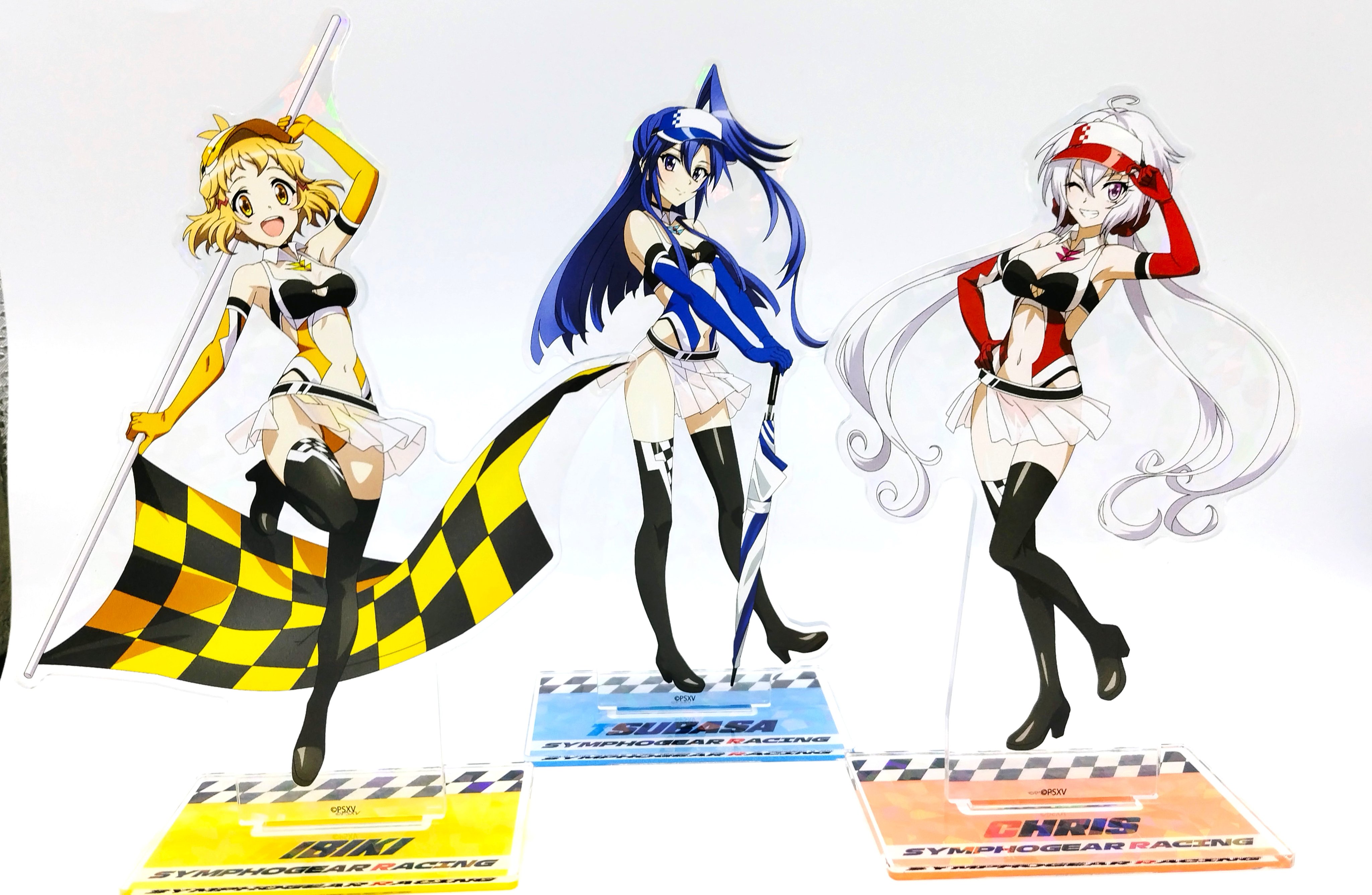 戦姫絶唱シンフォギア　SYMPHOGEAR RACING クリス 戦姫絶唱シンフォギアXV ホログラムデカアクリルスタンド 雪音